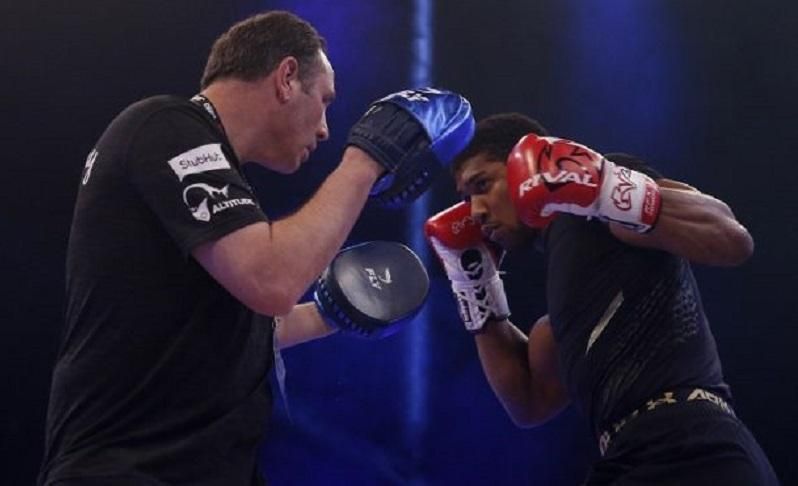 Опублікували відео з відкритого тренування Кличка та Джошуа Опублікували відео з відкритого тренування Кличка та Джошуа