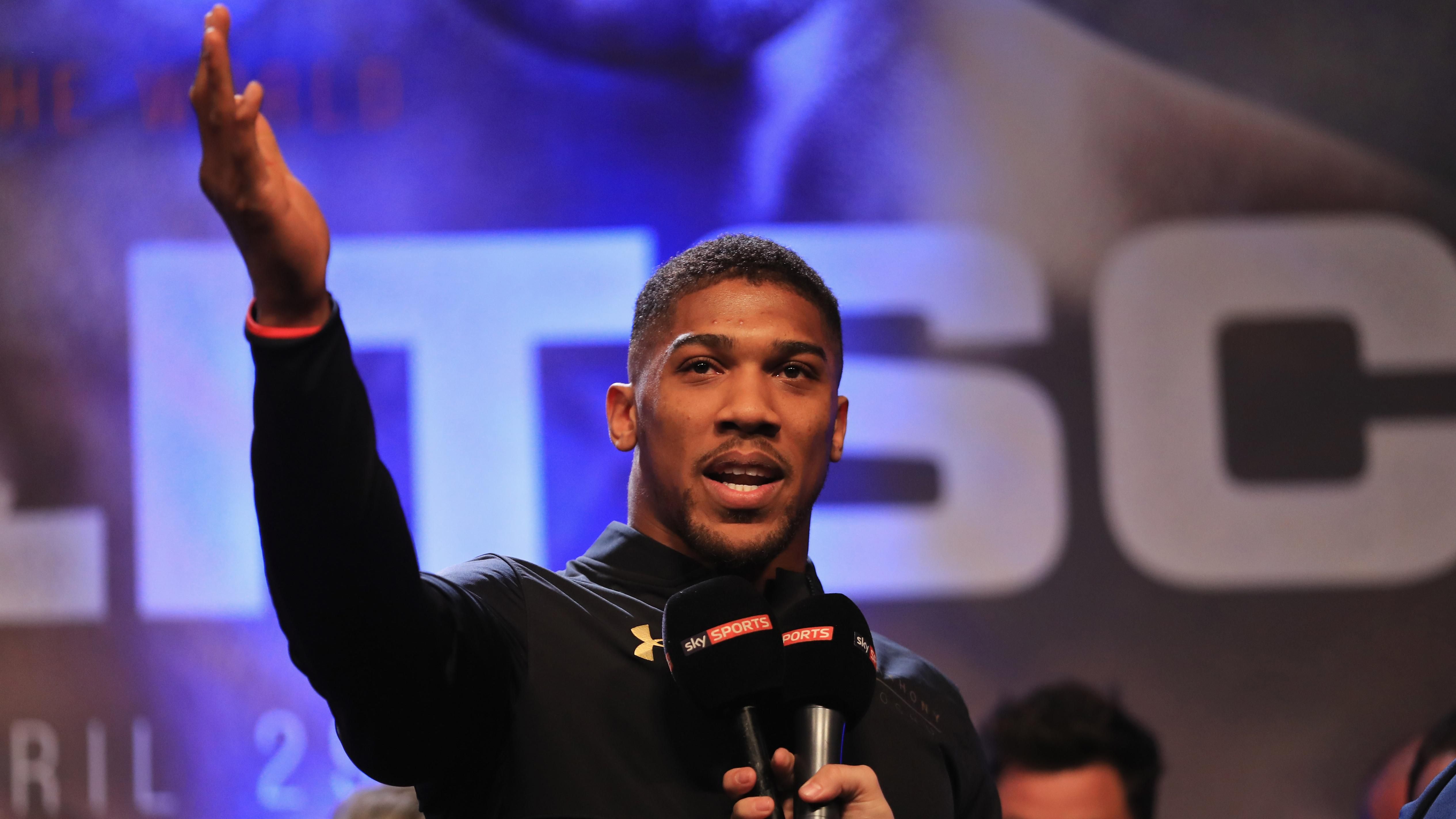 Джошуа про бій з Кличком: Це буде його кінець Джошуа про бій з Кличком: Це буде його кінець