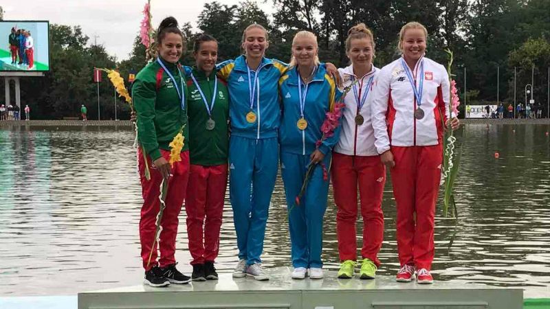 Украинские байдарочницы стали чемпионками Европы в зрелищном заплыве: появилось видео Украинские байдарочницы стали чемпионками Европы в зрелищном заплыве: появилось видео