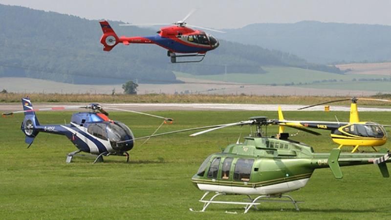 В Запорожье прошли впечатляющие соревнования вертолетов