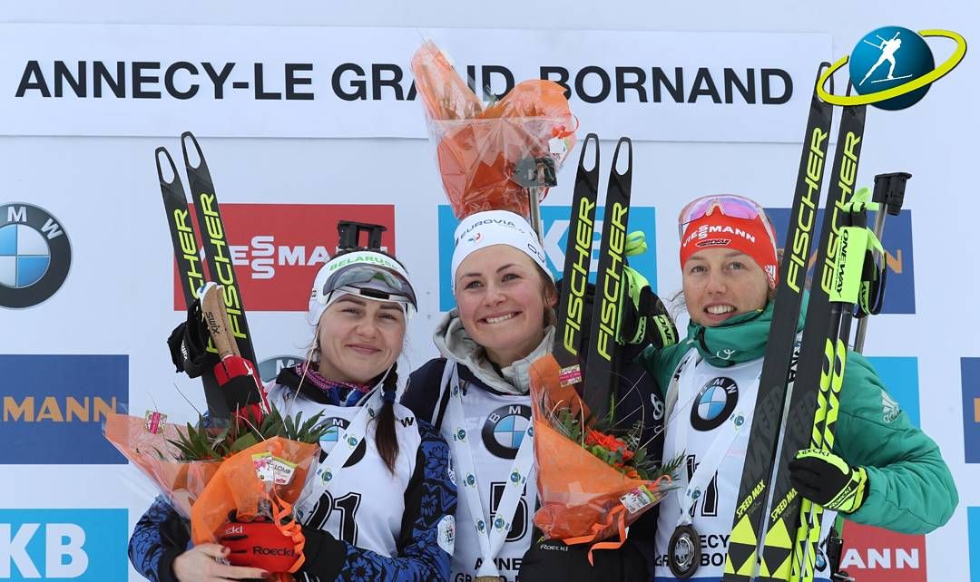 Жіночий мас-старт Кубку світу з біатлону: перемога француженки, українка Джима лише сьома Жіночий мас-старт Кубку світу з біатлону: перемога француженки, українка Джима лише сьома