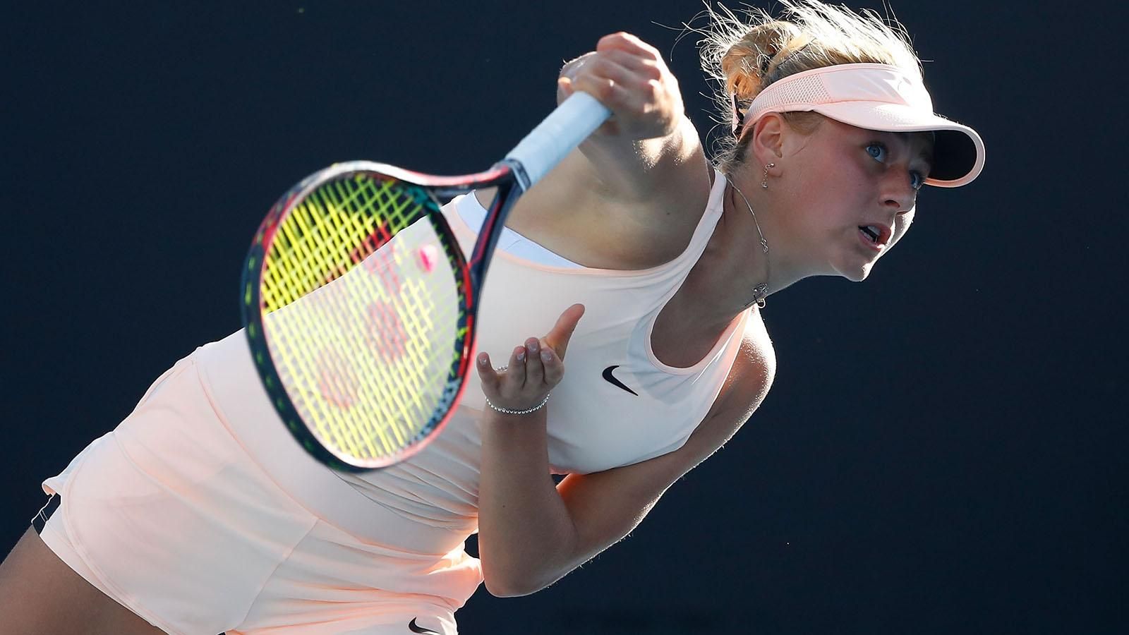 Теніс: 15-річна українка Костюк стала автором гучної сенсації на Australian Open