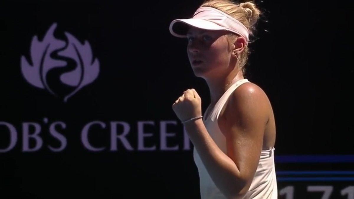 15-летняя Марта Костюк прошла в третий раунд Australian Open