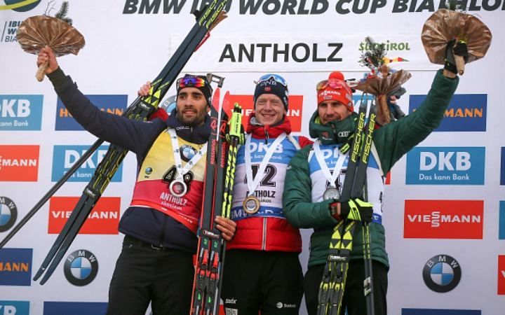 Биатлон: Украинцы провалили мужской персьют, победа снова у Бьо Биатлон: Украинцы провалили мужской персьют, победа снова у Бьо