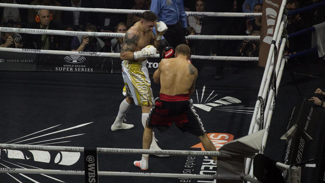 Бой Усик – Бриедис: статистика ударов