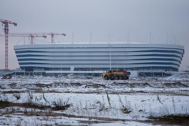 Стадион к ЧМ-2018 в России проваливается под землю