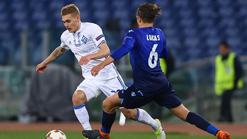 Динамо зуміло вирвати неймовірну нічию у матчі проти Лаціо в Римі Динамо зуміло вирвати неймовірну нічию у матчі проти Лаціо в Римі