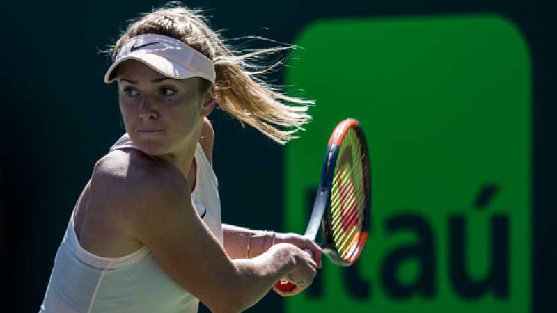 Теннис: Свитолина проиграла в четвертьфинале Miami Open