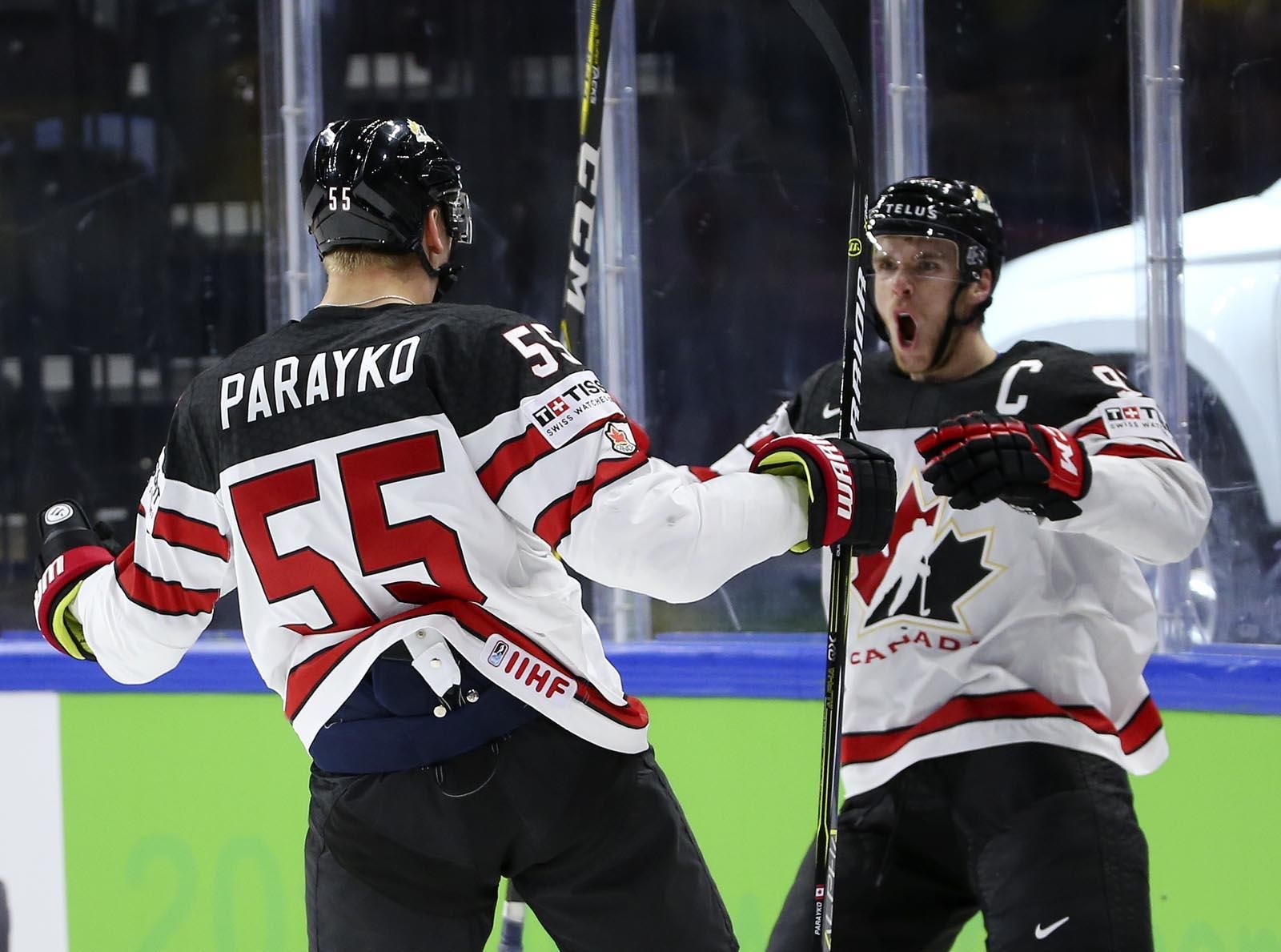 Россия уступила Канаде, США переиграли Чехию на Чемпионат мира по хоккею