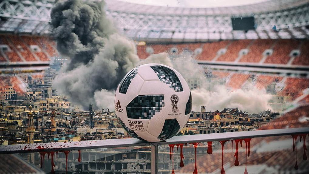 Как Кремль уничтожал Украину: художник создал выразительный календарь российского ЧМ-2018 Как Кремль уничтожал Украину: художник создал выразительный календарь российского ЧМ-2018