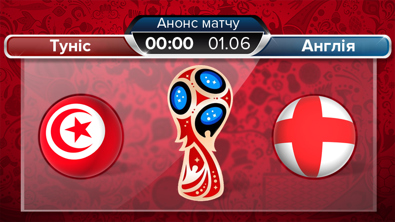 Туніс – Англія: анонс на матч - Чемпіонат світу з футболу 2018 