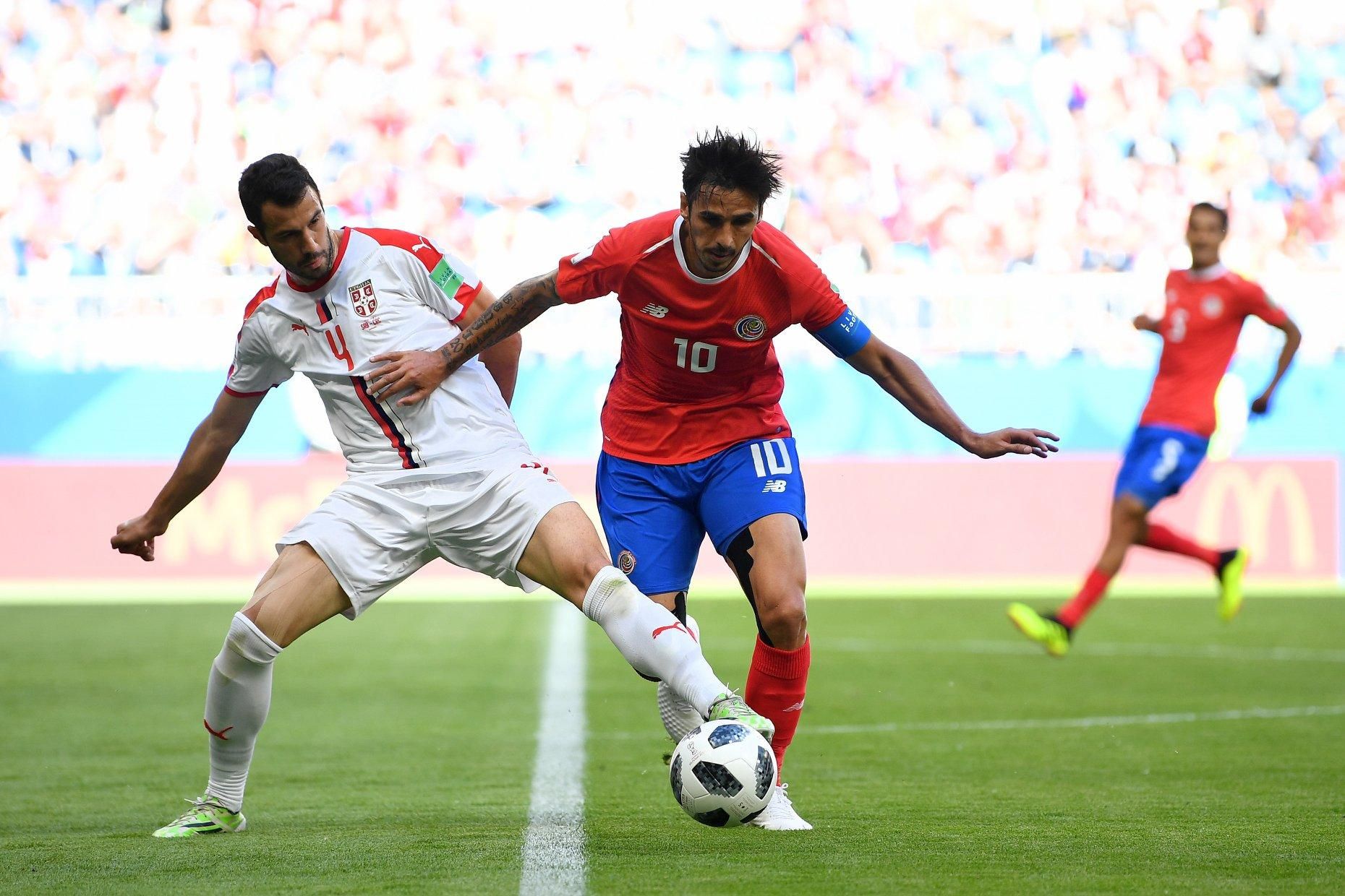 Сербия победила Коста-Рику благодаря фантастическому голу со штрафного