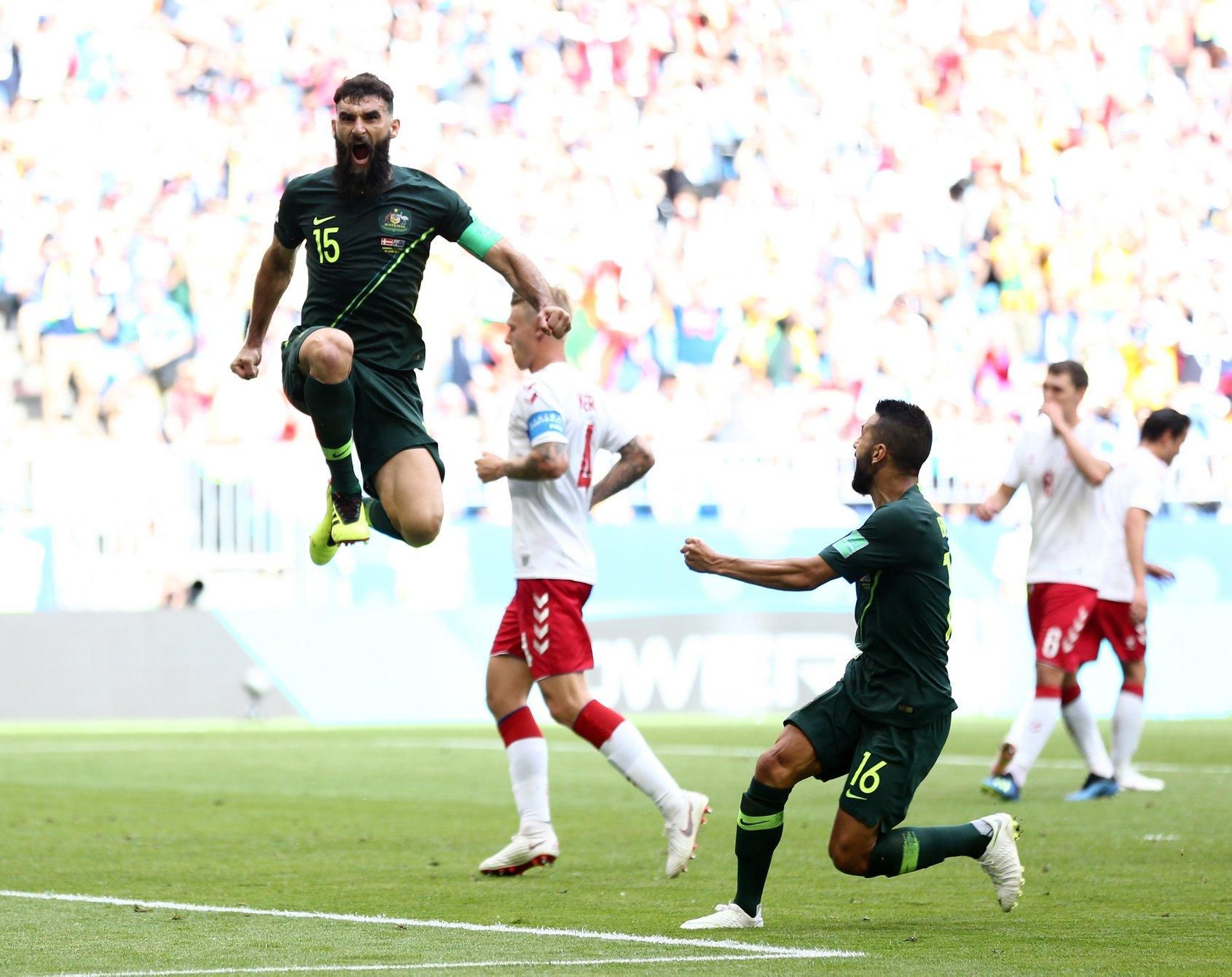 Данія – Австралія: відео голів та огляд матчу ЧС 2018 Данія – Австралія: відео голів та огляд матчу ЧС 2018