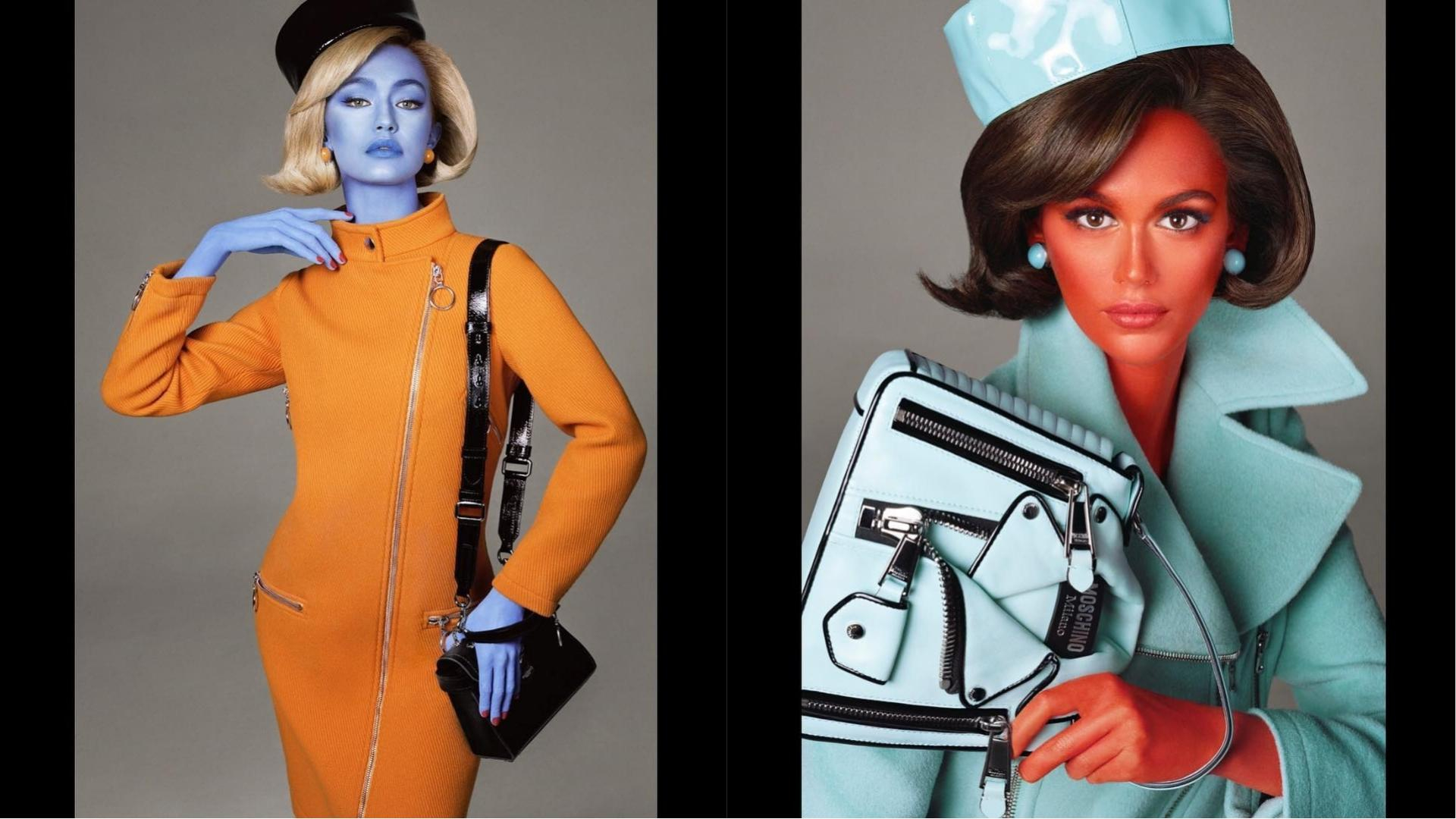 Джиджи Хадид и Кайя Гербер стали пришельцами в новом кампейне Moschino