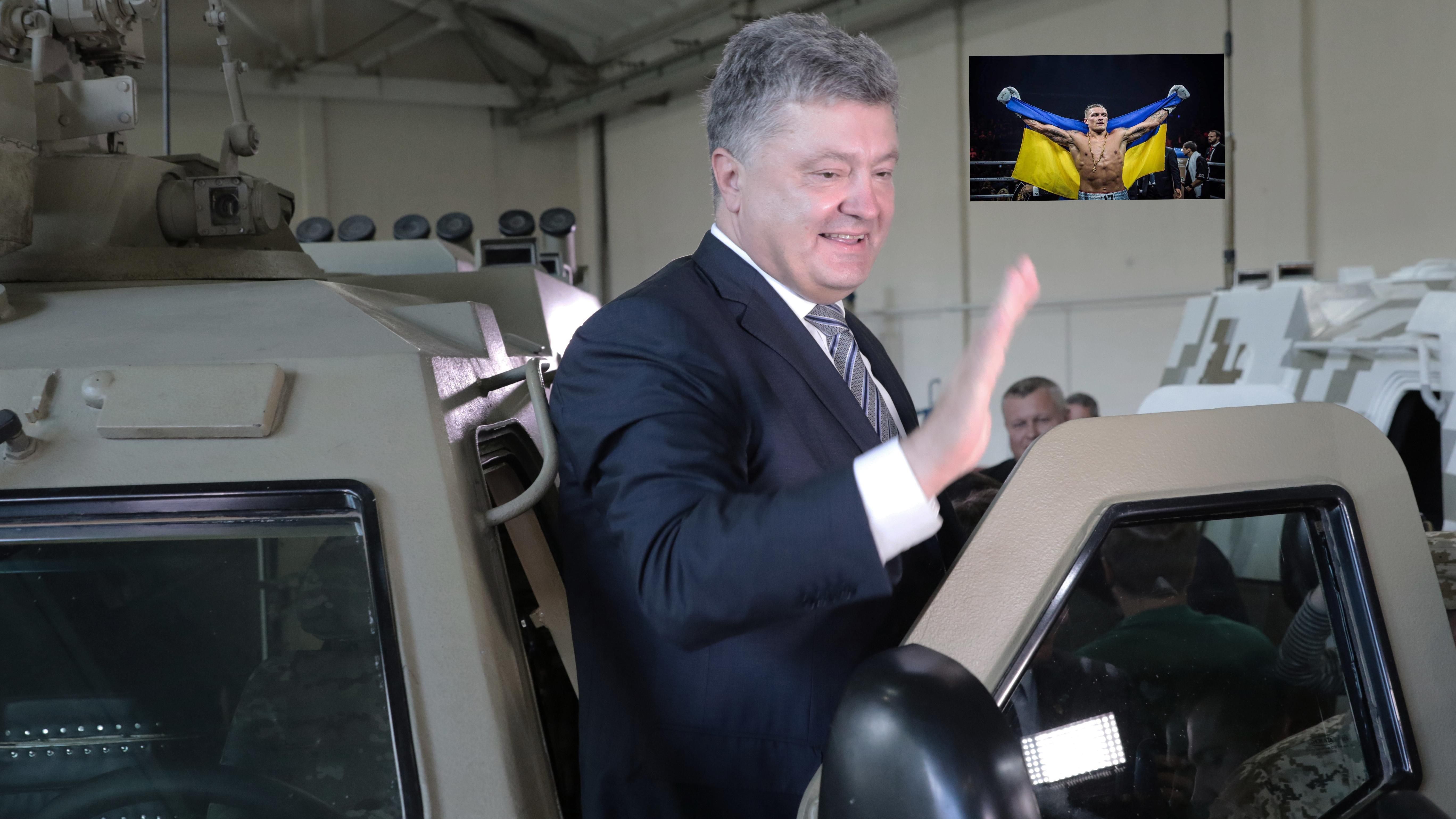 Бій Усик – Гассієв: Порошенко побачив символ перемоги України над Росією 