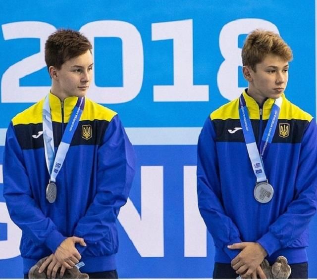 Юнацький дует приніс Україні першу медаль на чемпіонаті світу зі стрибків у воду