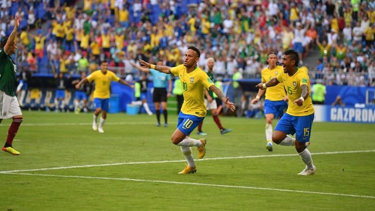 Бразилия – Мексика: видео голов и обзор матча 1/8 ЧМ 2018