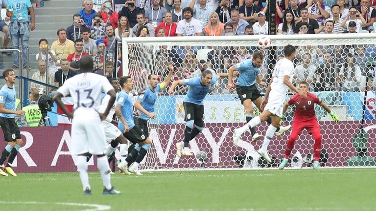 Уругвай – Франція: відео голів та огляд матчу 1/4 ЧС 2018