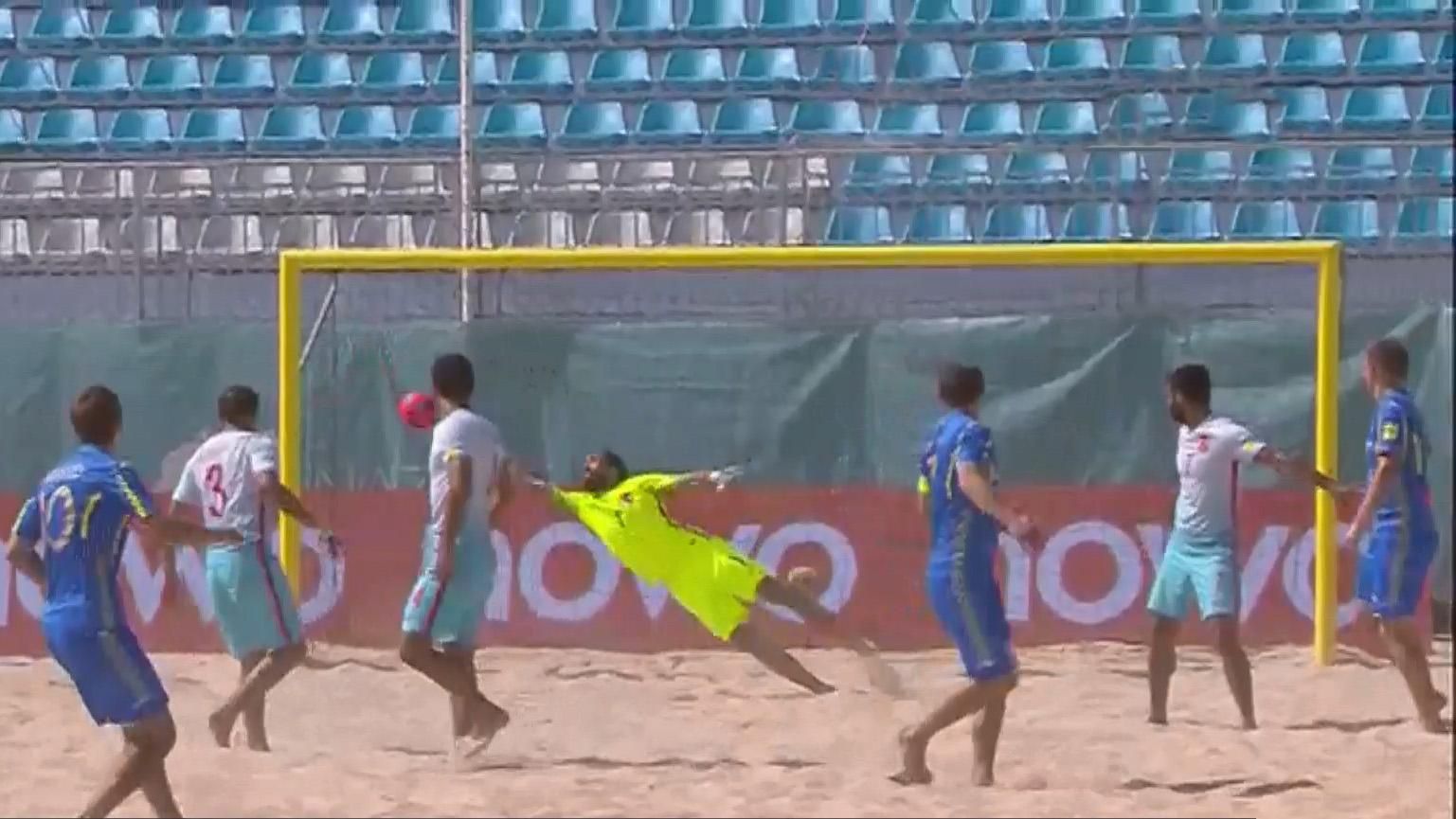 Сборная Украины по пляжному футболу пробилась в суперфинал Евролиги Сборная Украины по пляжному футболу пробилась в суперфинал Евролиги