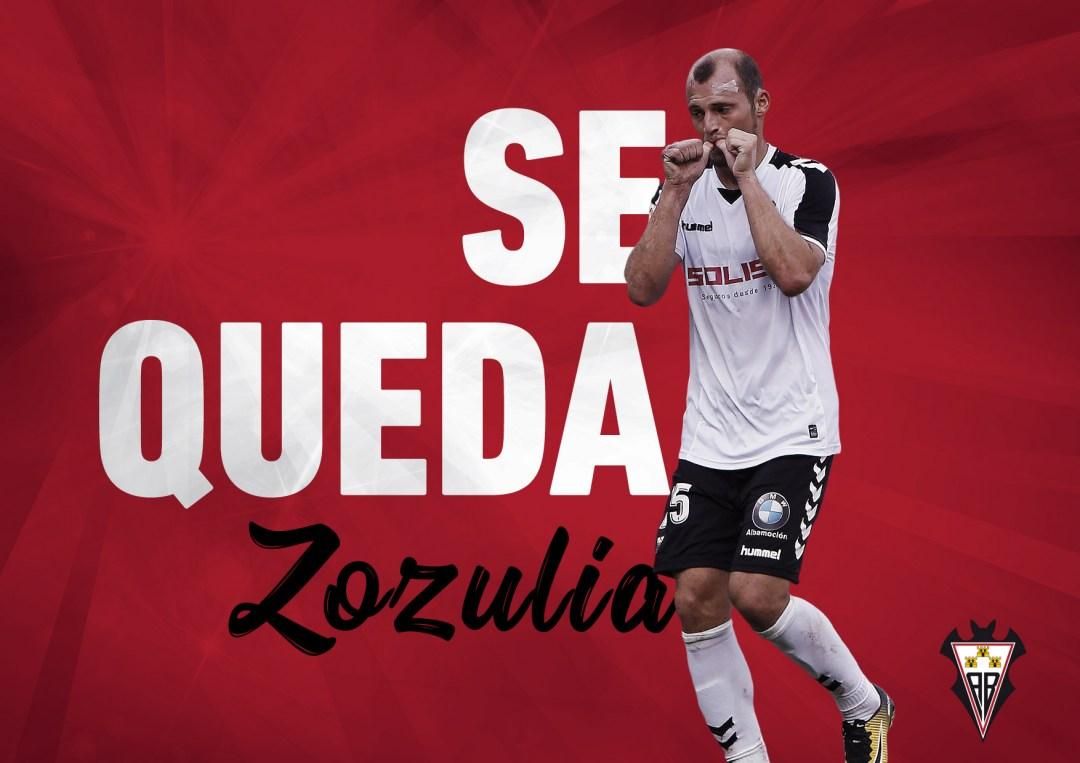 Зозуля официально продлил контракт с "Альбасете" Зозуля официально продлил контракт с "Альбасете"