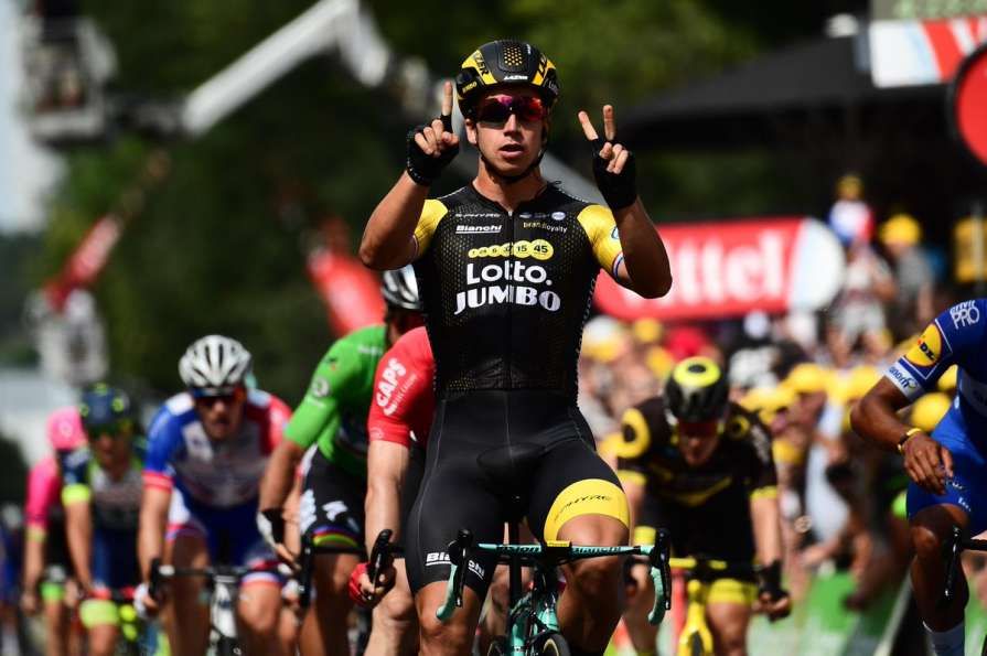 Tour de France-2018. Груневеген выиграл второй подряд этап со спринтерским финишем Tour de France-2018. Груневеген выиграл второй подряд этап со спринтерским финишем