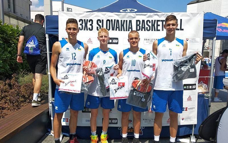 Молодежная сборная Украины по баскетболу победила на турнире в Словакии