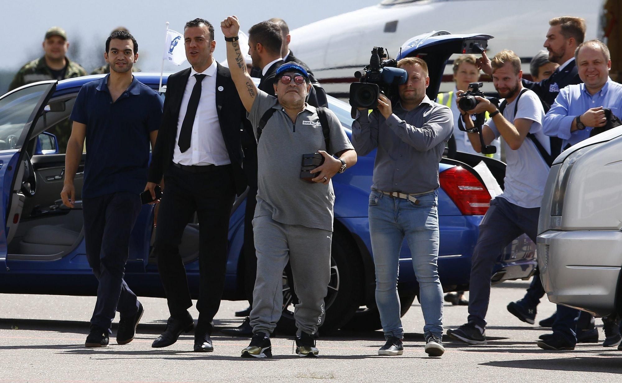 Марадона прибыл в Брест, чтобы стать президентом местного "Динамо"