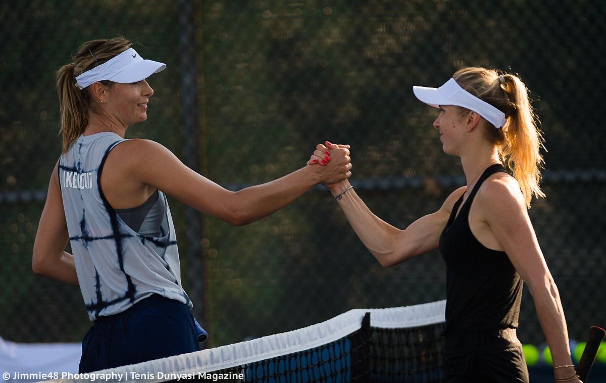 Свитолина провела тренировку со скандальной россиянкой перед стартом турнира в Монреале Свитолина провела тренировку со скандальной россиянкой перед стартом турнира в Монреале