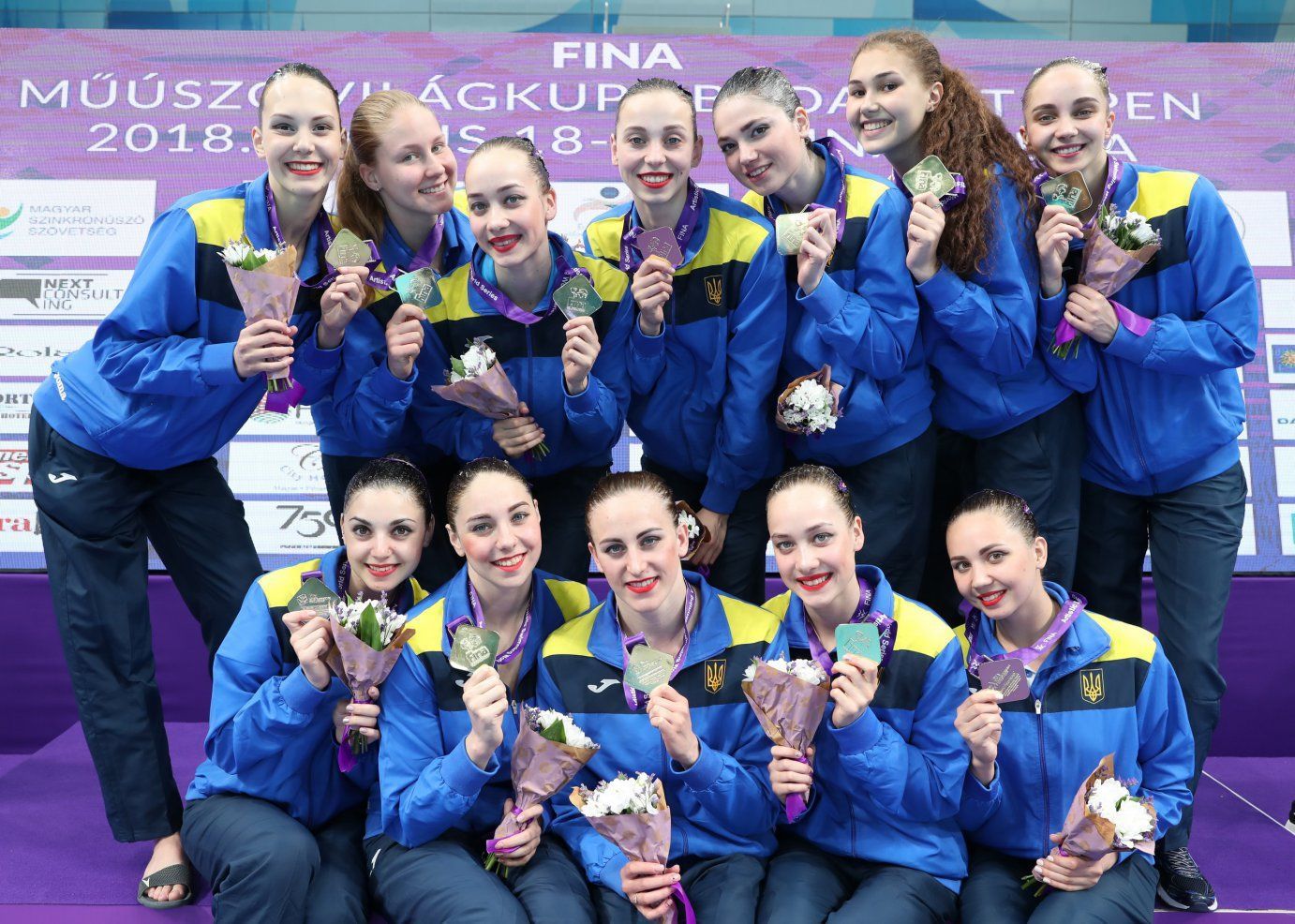 Збірна України здобула золото на чемпіонаті Європи з синхронного плавання