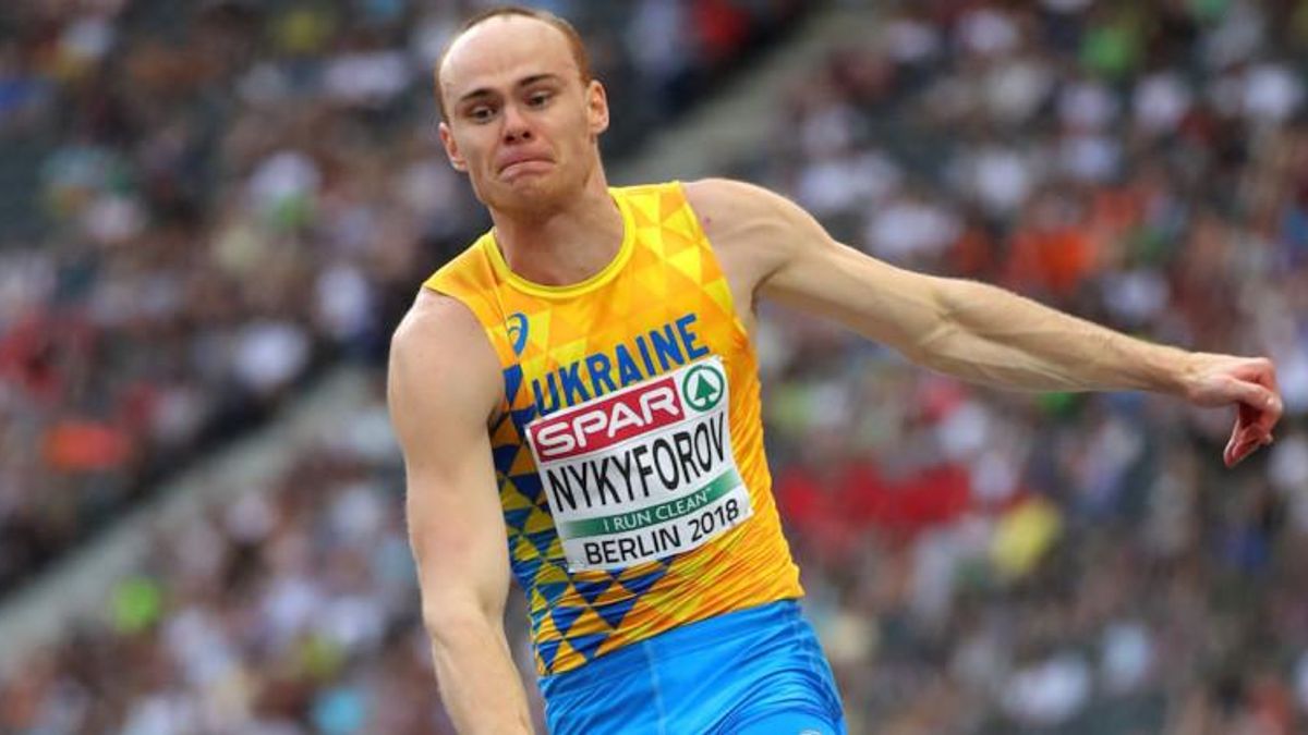 Украинец Никифоров неожиданно выиграл бронзу на ЧЕ-2018 по прыжкам в длину
