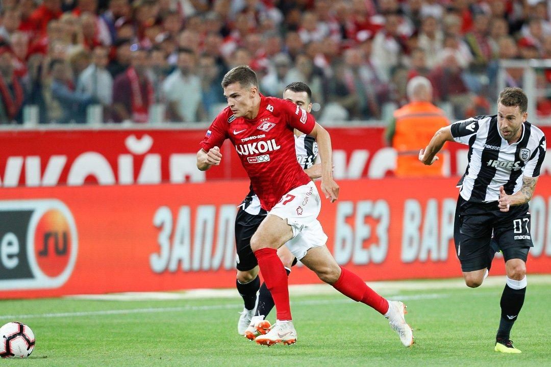 Московский "Спартак" вылетел из Лиги чемпионов, уступив клубу украинцев Московский "Спартак" вылетел из Лиги чемпионов, уступив клубу украинцев