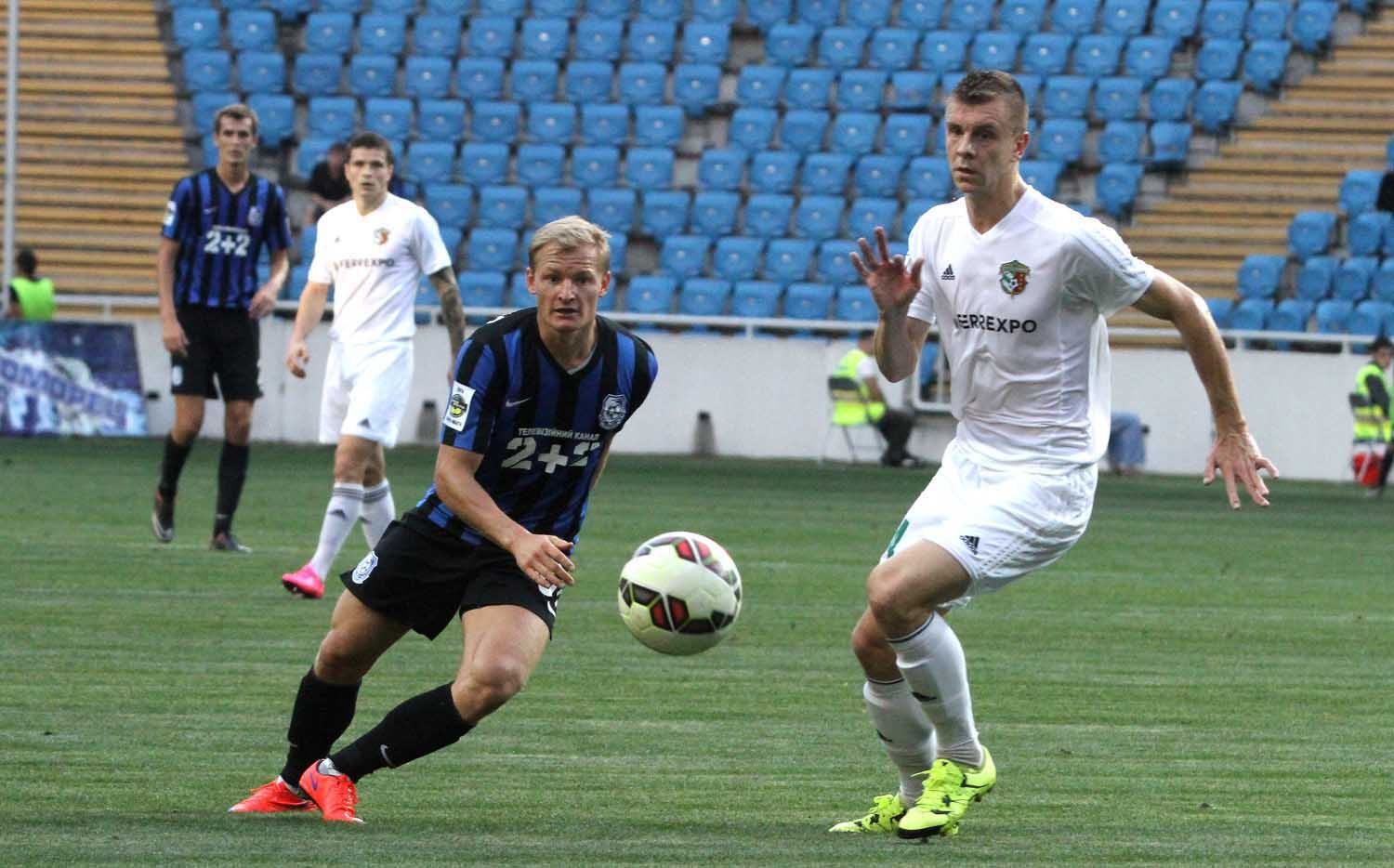 "Ворскла" дома вырвала победу у "Черноморца" "Ворскла" дома вырвала победу у "Черноморца"