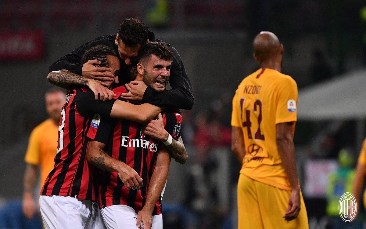 Как "Милан" вырвал победу у "Ромы": видео голов и моментов матча