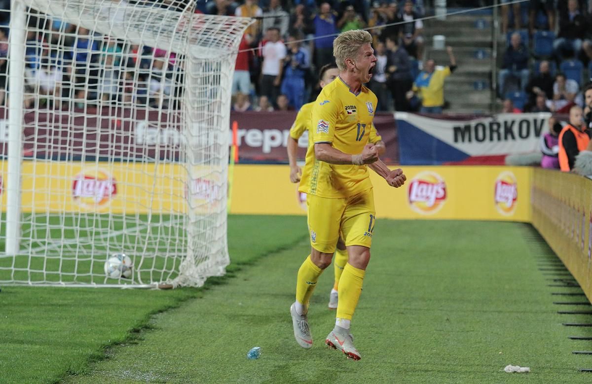 Олександр Зінченко присвятив переможний гол у Лізі націй своїй мамі
