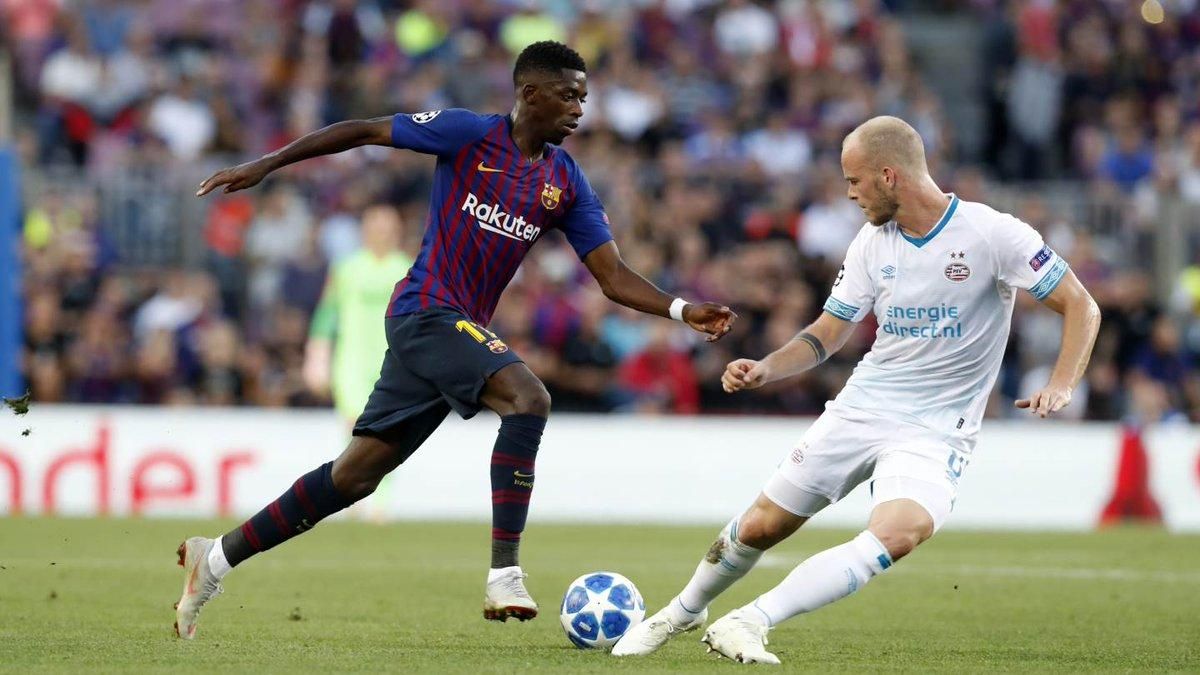Барселона – ПСВ: видео голов, обзор матча 18 сентября 2018
