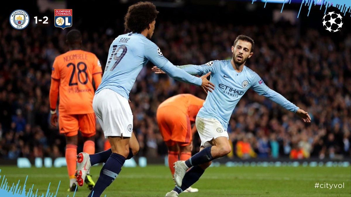 "Манчестер Сити" дома сенсационно уступил "Лиону": видео голов матча "Манчестер Сити" дома сенсационно уступил "Лиону": видео голов матча