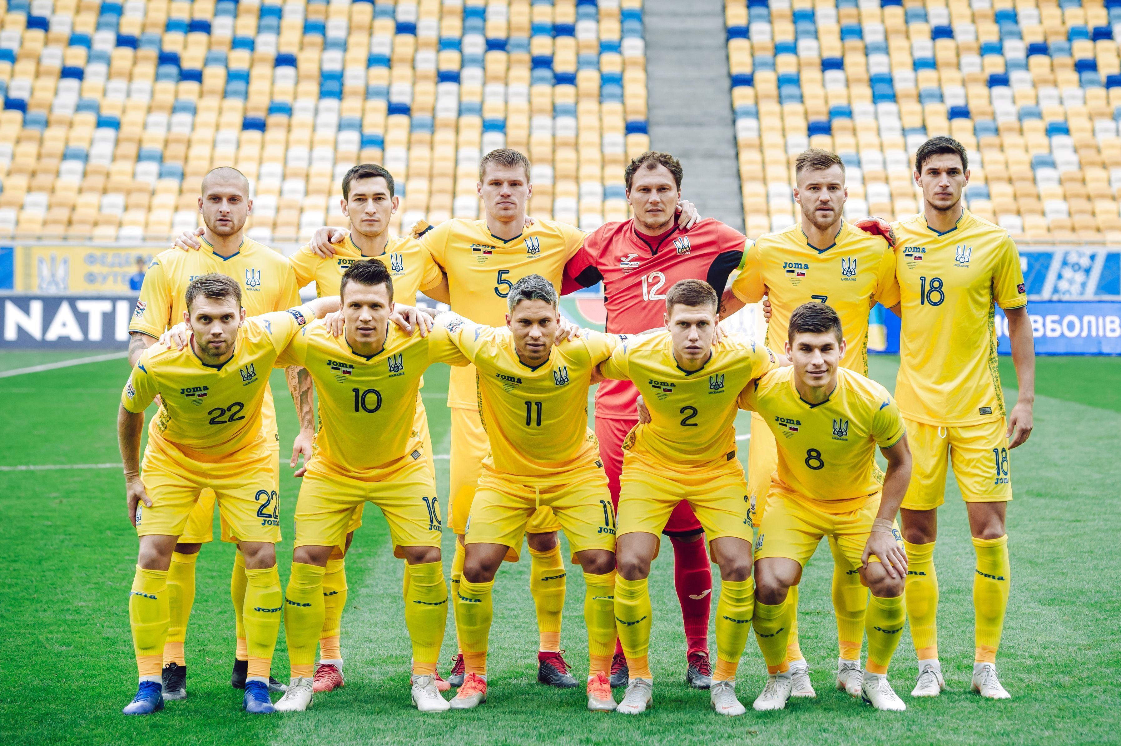 Украина осуществила самый большой скачок в рейтинге футбольных сборных за месяц