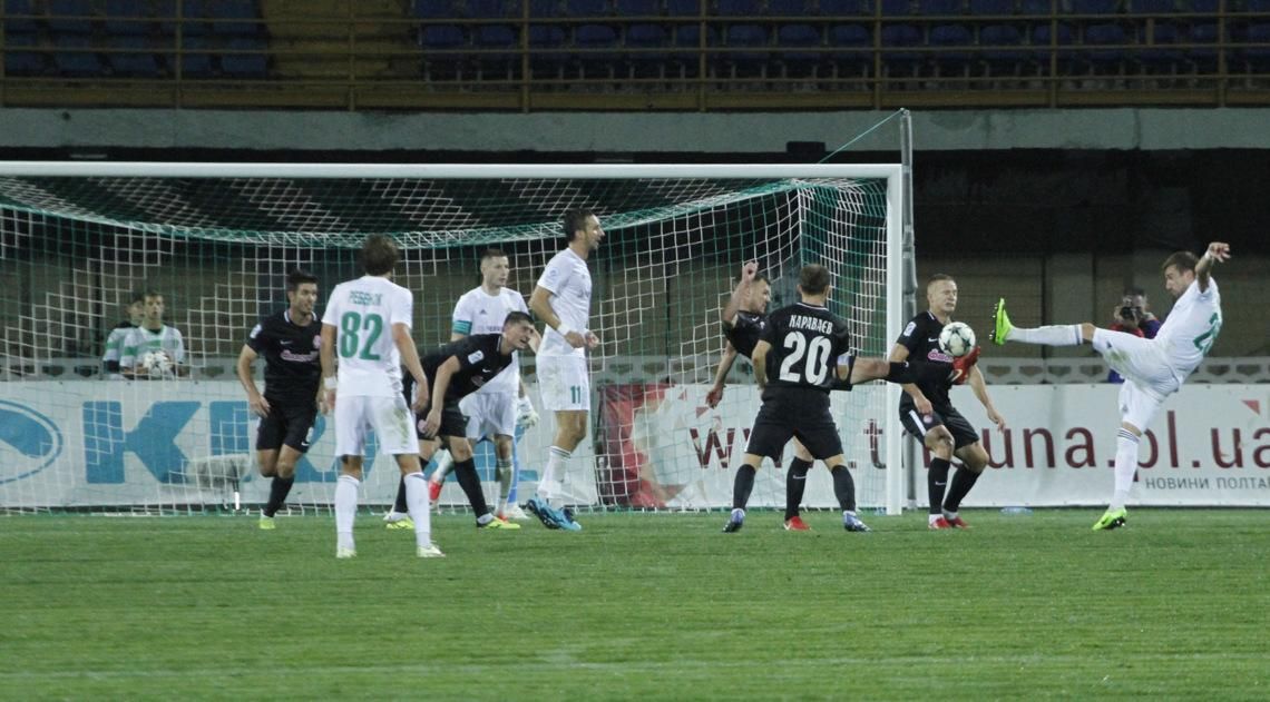 "Ворскла" победила "Зарю" благодаря автоголу на последней минуте матча "Ворскла" победила "Зарю" благодаря автоголу на последней минуте матча