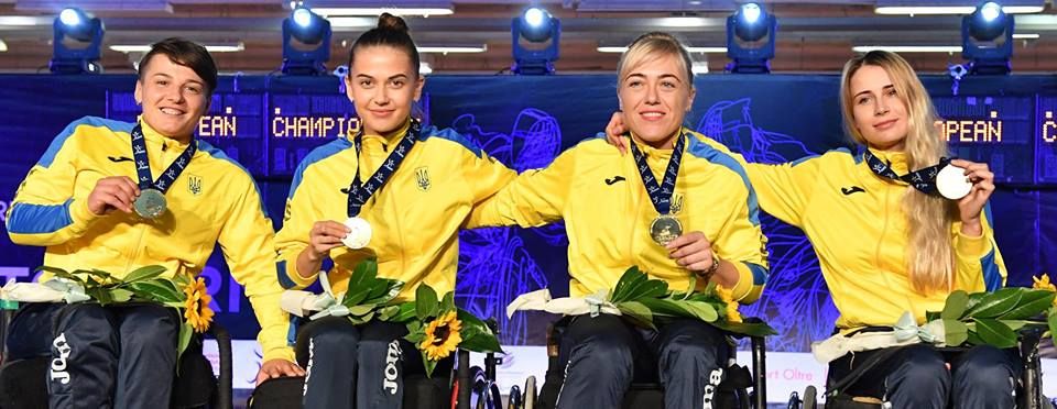 Украинские паралимпийцы стали вице-чемпионами Европы по фехтованию