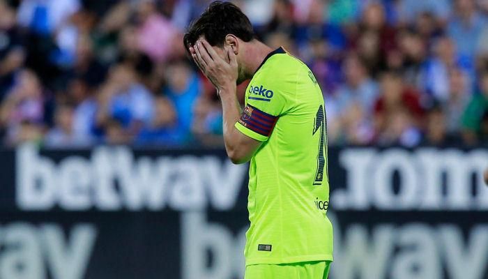 "Леганес" без Луніна за дві хвилини переміг "Барселону" у чемпіонаті Іспанії "Леганес" без Луніна за дві хвилини переміг "Барселону" у чемпіонаті Іспанії