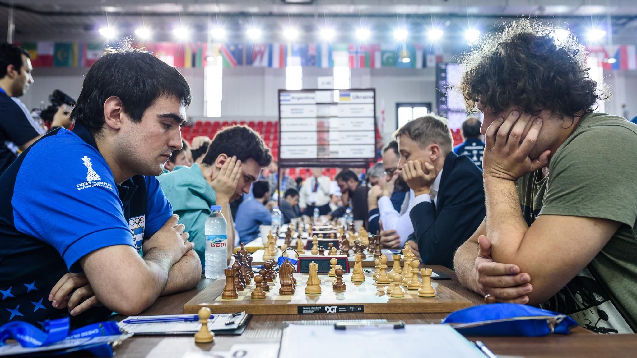 Шахова олімпіада: чоловіча збірна України здолала Аргентину, жіноча – розгромила Словенію