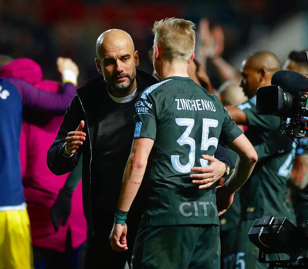 "Заслужил выйти снова": Гвардиола намекнул, что Зинченко сыграет в матче Лиги чемпионов