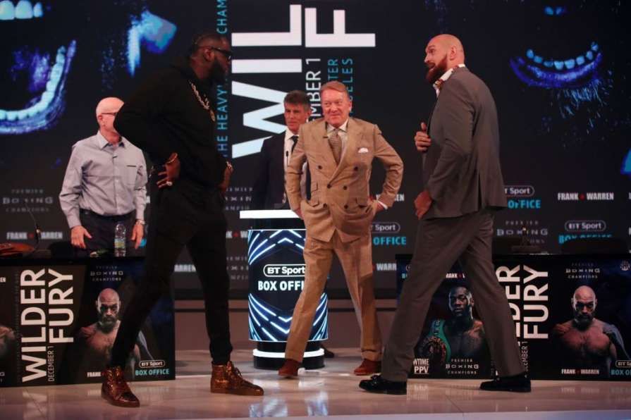 Уайлдер и Фьюри едва не подрались на пресс-конференции: видео Уайлдер и Фьюри едва не подрались на пресс-конференции: видео