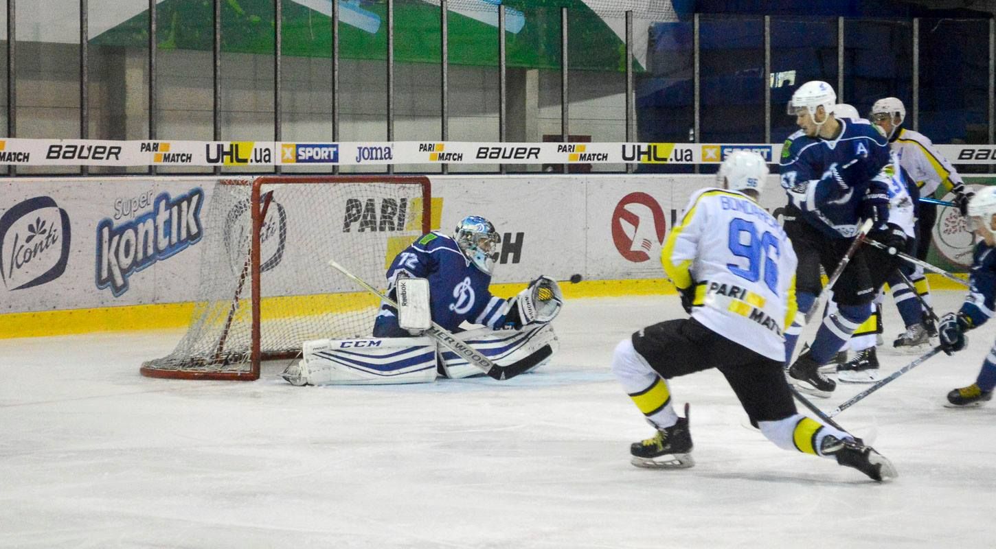 "Динамо" вдома поступилося "Дніпру" в чемпіонаті УХЛ "Динамо" вдома поступилося "Дніпру" в чемпіонаті УХЛ