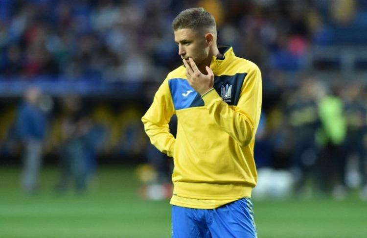 Форвард сборной Украины Артем Кравец получил травму перед матчем с Чехией