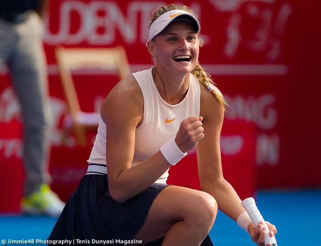 Українка Ястремська у запеклій боротьбі пройшла до другого кола турніру в Люксембурзі Українка Ястремська у запеклій боротьбі пройшла до другого кола турніру в Люксембурзі