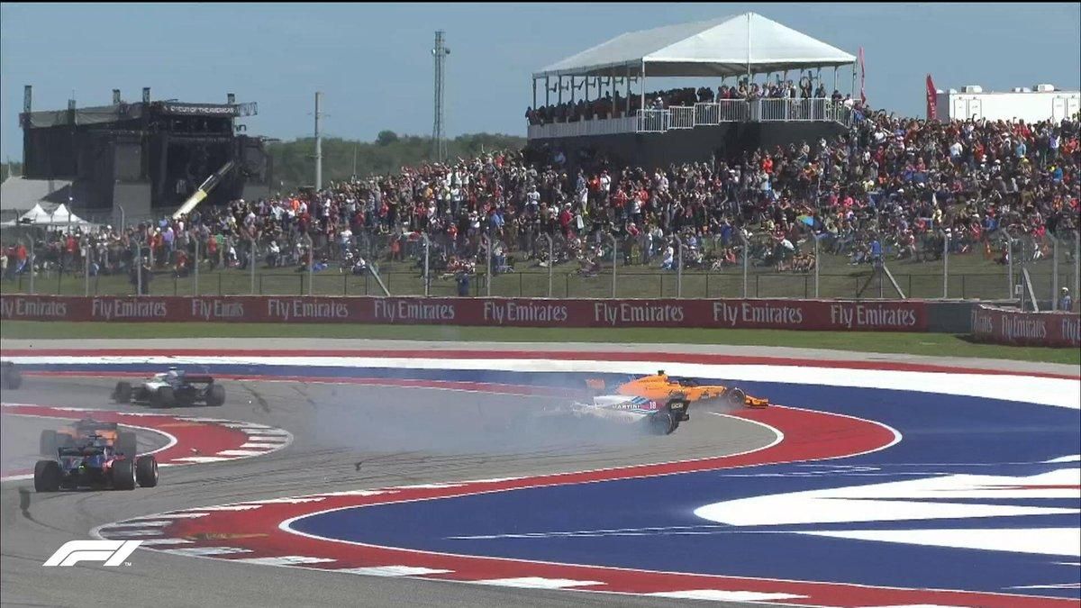 Формула-1: відео найцікавіших моментів гран-прі США Формула-1: відео найцікавіших моментів гран-прі США