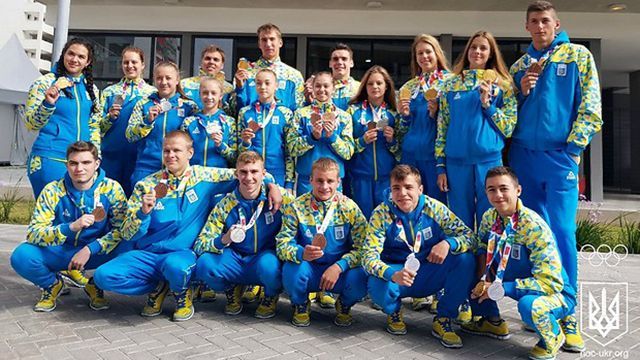 Юні олімпійці зустрілися з українською громадою в Аргентині Юні олімпійці зустрілися з українською громадою в Аргентині