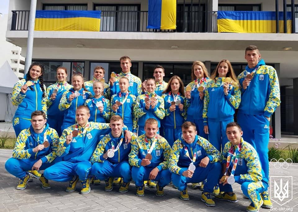 Как встречают украинских юных спортсменов Олимпийских игр: фото