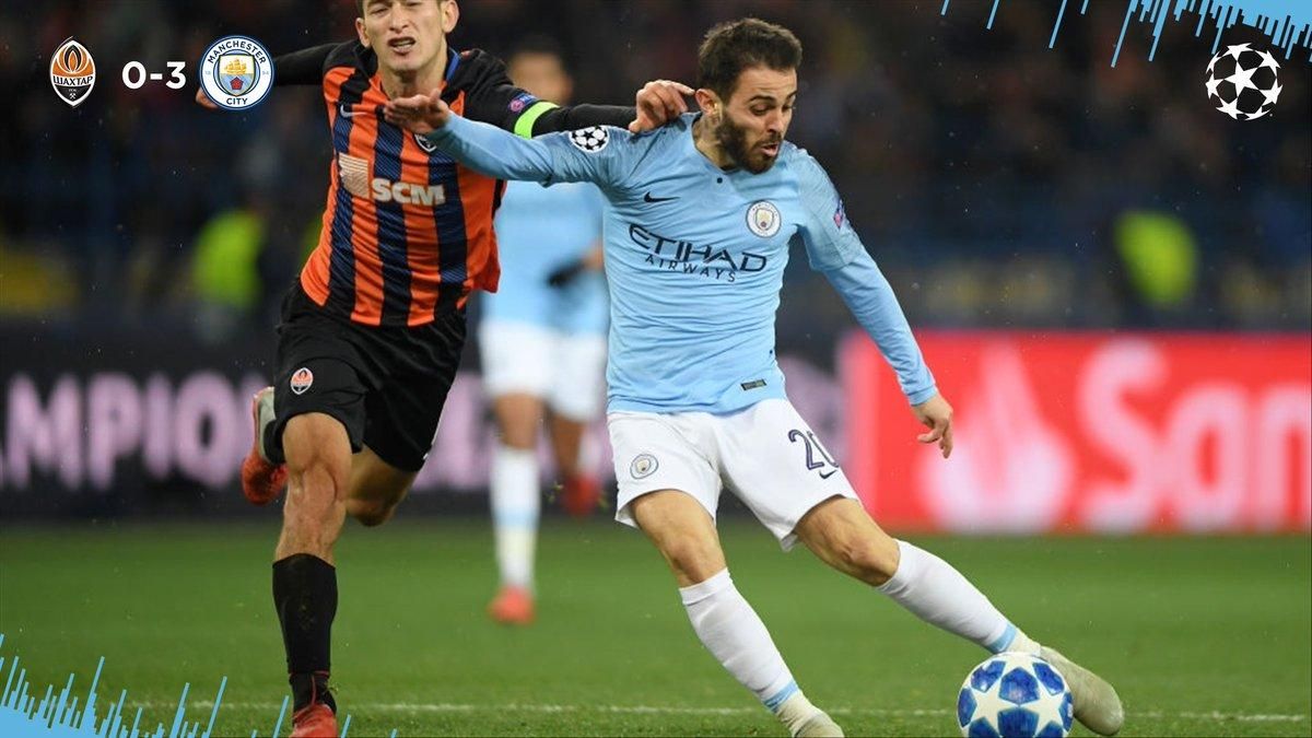 Шахтер – Манчестер Сити: видео голов, обзор матча 23 октября Шахтер – Манчестер Сити: видео голов, обзор матча 23 октября